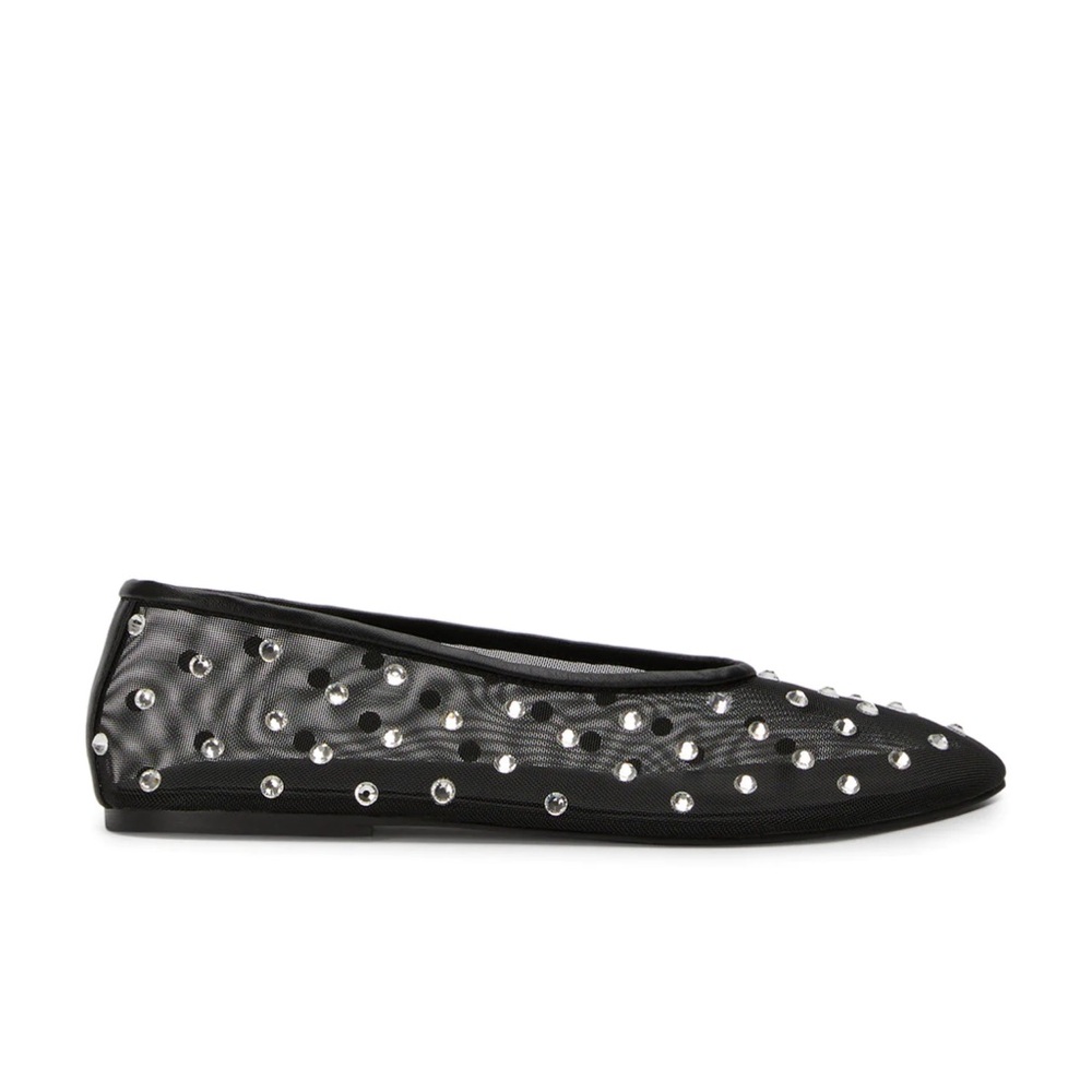 Tony Bianco Milo Black Nylon Flats